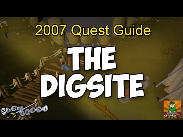 Runescape 2007 The Digsite Quest Guide