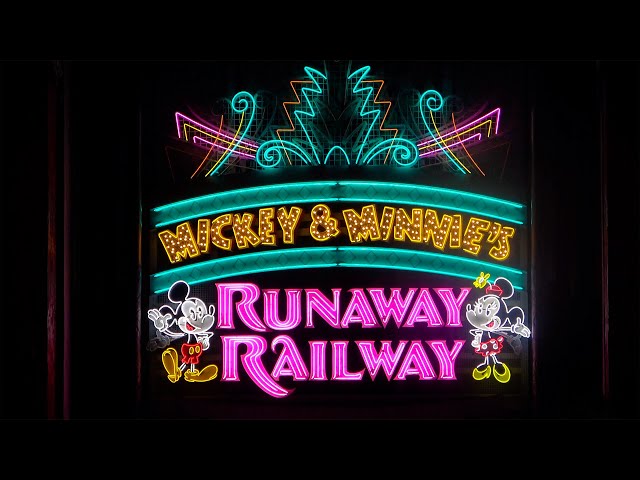 Mickey & Minnie's Runaway Railway Multi Angle Onride POV 4K Low Light Walt Disney World