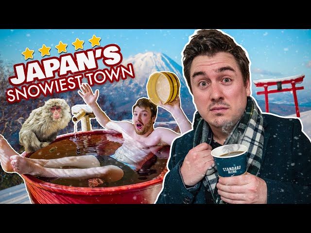 I Drove to Japan's Snowiest Town | Winter Road Trip ♨️ Feat. @CDawgVA