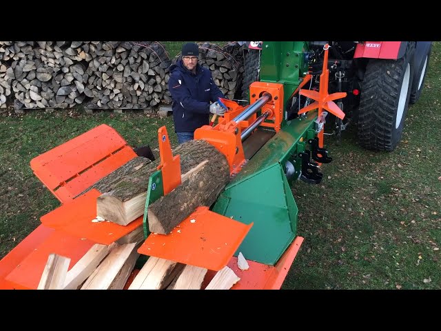 Extreme Fastest Modern Automatic Firewood Processing Machines Technology - Log Splitter Firewood #2