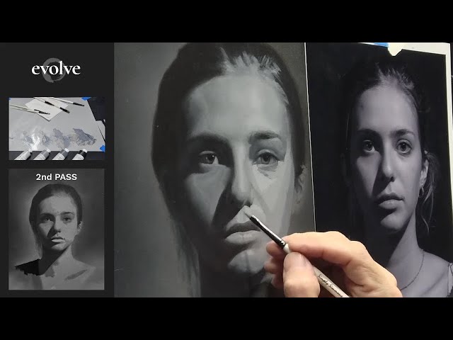 🎨 Live | Easier Way to Paint Portraits | Grayscale S2E3