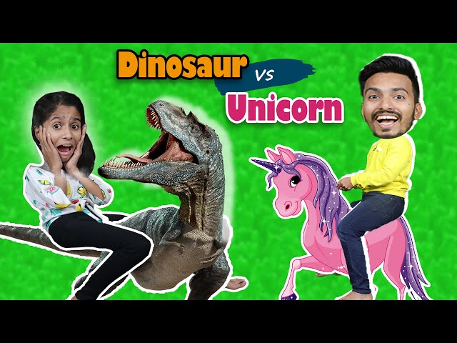 Funny Dinosaur Vs Unicorn Challenge | Unicorn Vs Dinosaur | Pari's Lifestyle