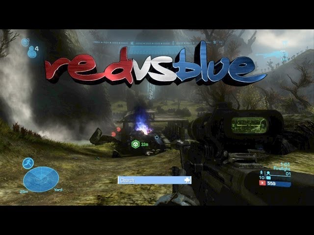 Red vs. Blue in Halo Reach Fire Fight! | Rooster Teeth