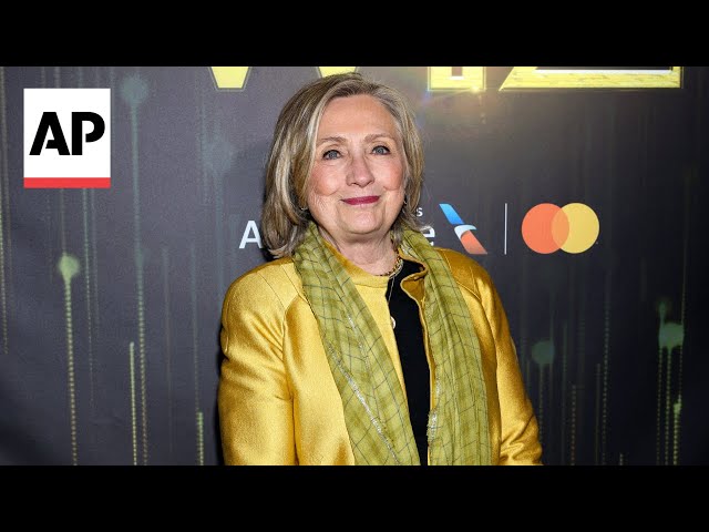 Hillary Clinton says 'Suffs' on Broadway 'could not be better timed'