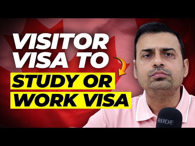 How to Convert Visitor Visa to Study or Work Visa | Canada visa updates 2024 | Rajveer Chahal