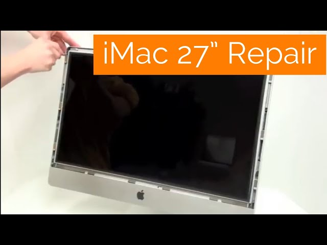 iMac 27" Repair - Removing the Glass, Ram, and LCD