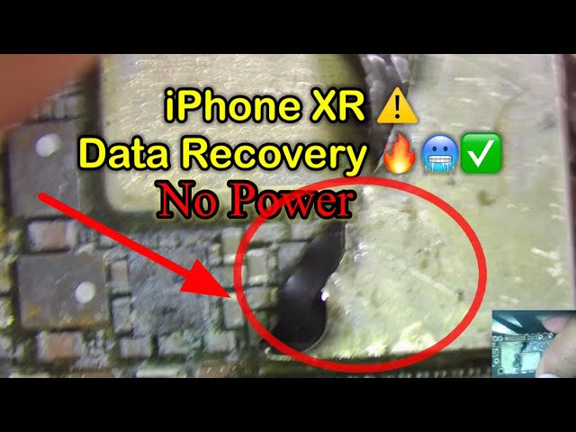 iPhone XR No Power Data Recovery. Light not working. Full Short. Water damage repair