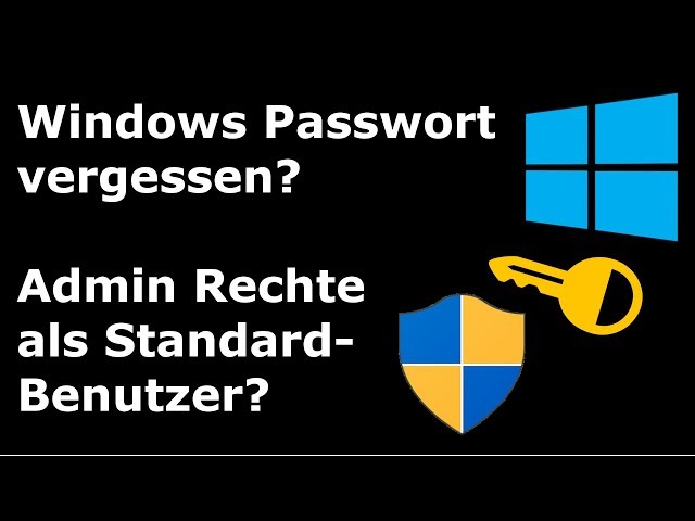 💻 Forgot your Windows password? - Get Admin rights as a standard user? 🔥