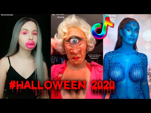 🎃 Halloween 2020 TikToks Compilation - Best Scary Costumes #halloweenlook 🦇