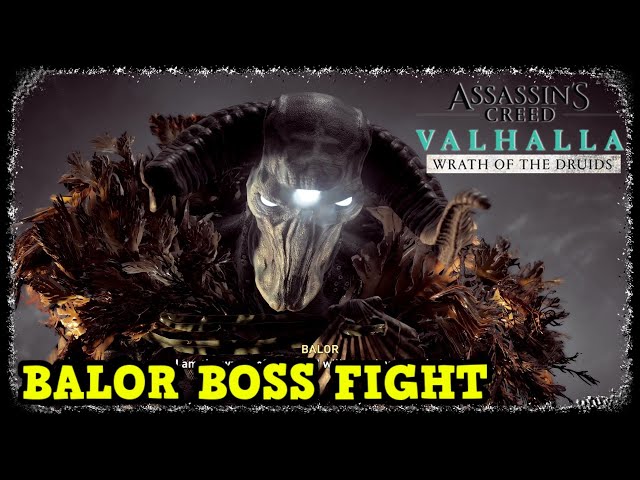 Balor Boss Fight AC Valhalla Wrath of the Druids (Gae Bolg Mythical Spear Reward)