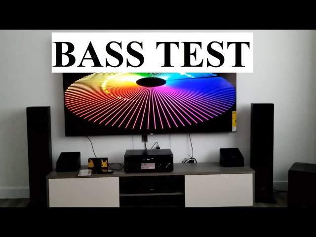 SONY STR-DN1080 Bass Sound Test 7.1 Surround Sound System