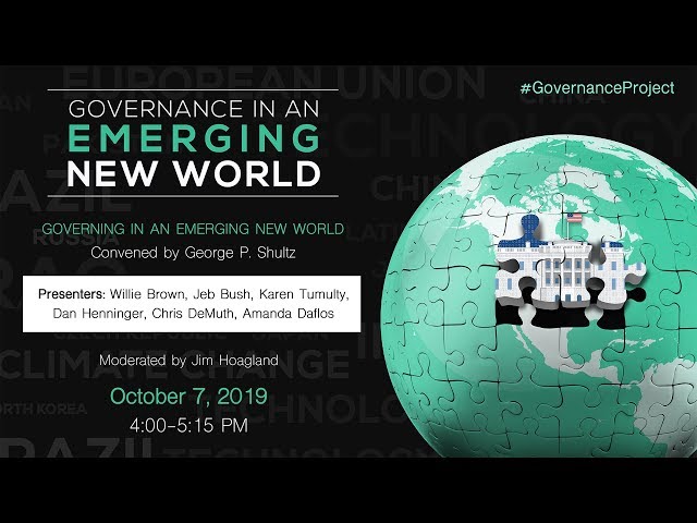 Governing in an Emerging New World