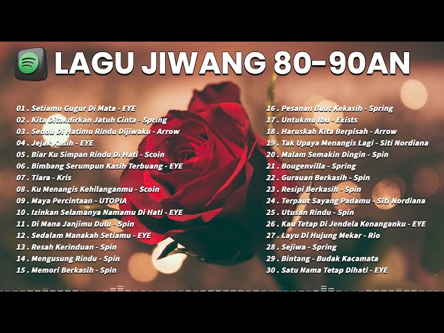 40 Lagu Jiwang Malaysia 90an Mengamit Kenangan - Lagu Slow Rock Malaysia 90an Terbaik