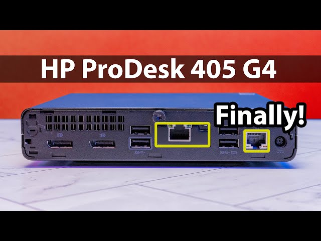 Nice One! HP ProDesk 405 AMD Ryzen with 2nd 1GbE NIC