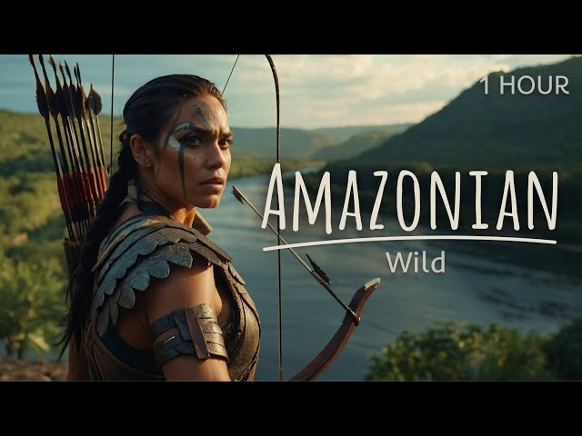 1 Hour Amazon Wildlife - Amazon Rainforest Ambience, Music for Relaxation, Soothing, Jungle Music