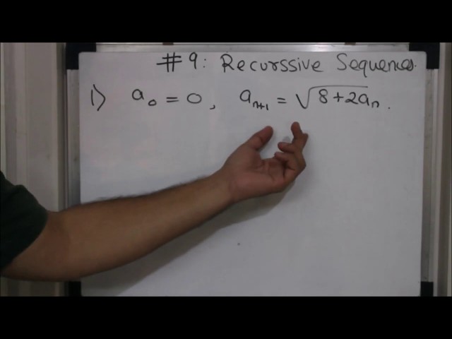 Session 9: Examples on recursive sequences.