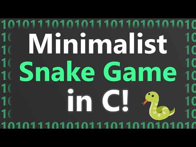 Making Minimalist Snake Game in C on Linux
