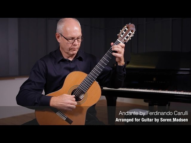 Andante (Ferdinando Carulli) - Danish Guitar Performance - Soren Madsen