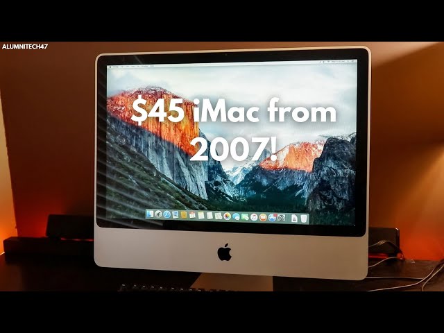 $45 iMac from 2007!