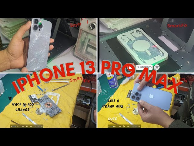 iPhone 13 Pro Max back Glass change with laser |How to replace iPhone 13 Pro Max back glass |