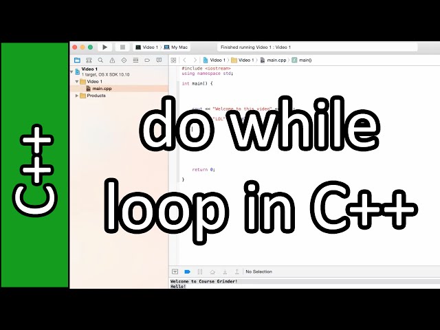 do while loops - C++ Programming Tutorial #19 (PC / Mac 2015)