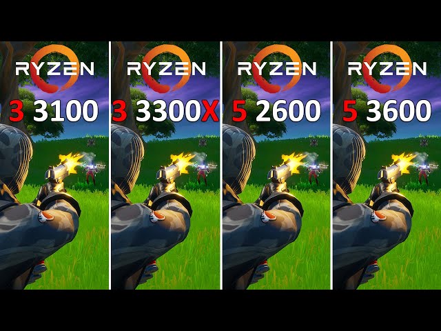 Ryzen 3 3100 vs Ryzen 3 3300X vs Ryzen 5 2600 vs Ryzen 5 3600 - Test in 10 Games 1080p and 1440p