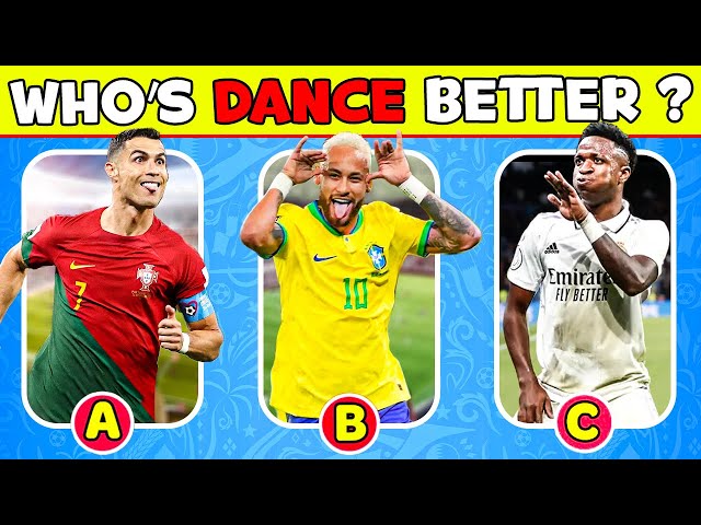Who's The BEST DANCER?? Guess Football Player By His Dance | Ronaldo, Messi, Neymar, Mbappé