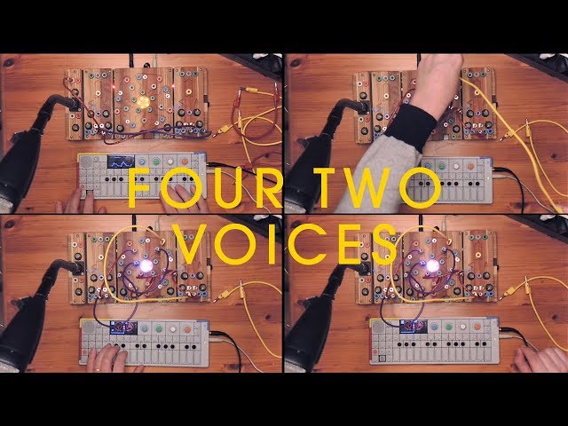 Four Two Voices | Ciat-Lonbarde Cocoquantus, Teenage Engineering OP1 Multitrack Recording