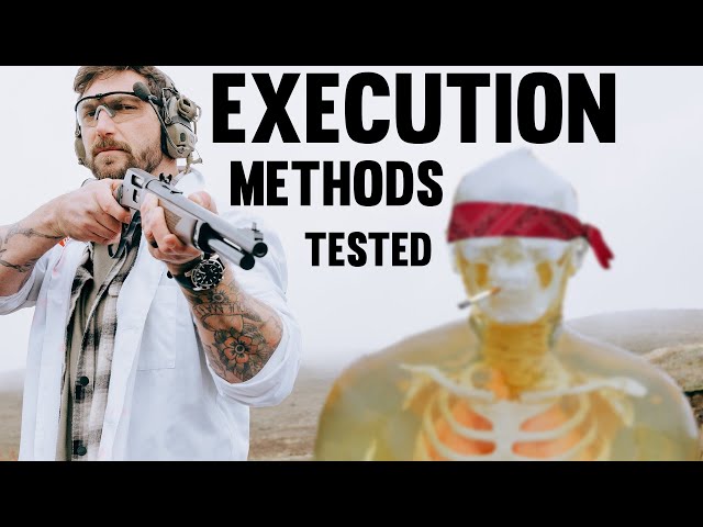 We Test Different Execution Methods with Ballistic Dummies