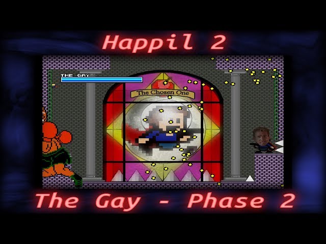 I Wanna Kill the Happil 2 Ver. 0.4 - Boss 1-2 (The Gay Phase 2)