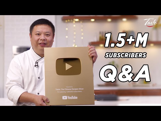 1.5M+ Subscribers Special! Thank you + Q&A | Master Chef John • Taste Show