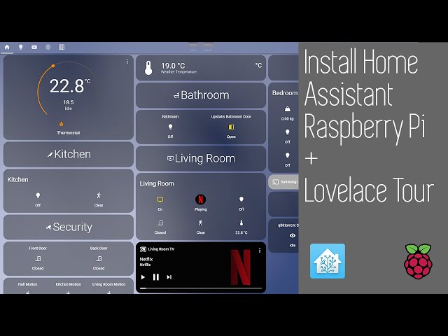 Installing Home Assistant OS (Hassio) on Raspberry Pi and Quick Lovelace Tour/Overview
