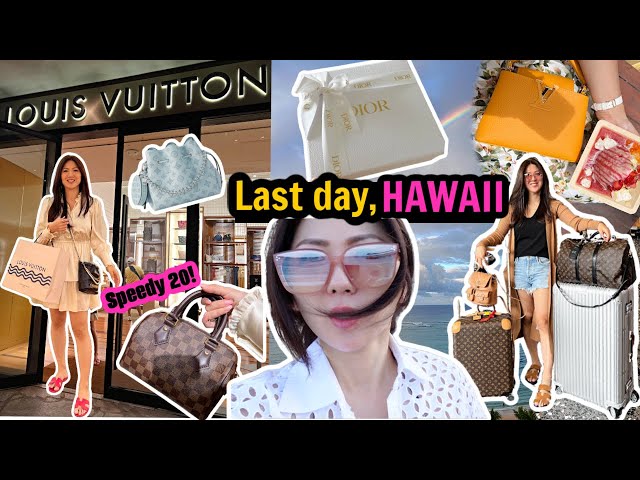 LAST 😢  FULL DAY IN HAWAII VLOG | DIOR, RIMOWA UNBOXING, BACK TO LV SHOPPING | CHARIS in Hawaii 🌺