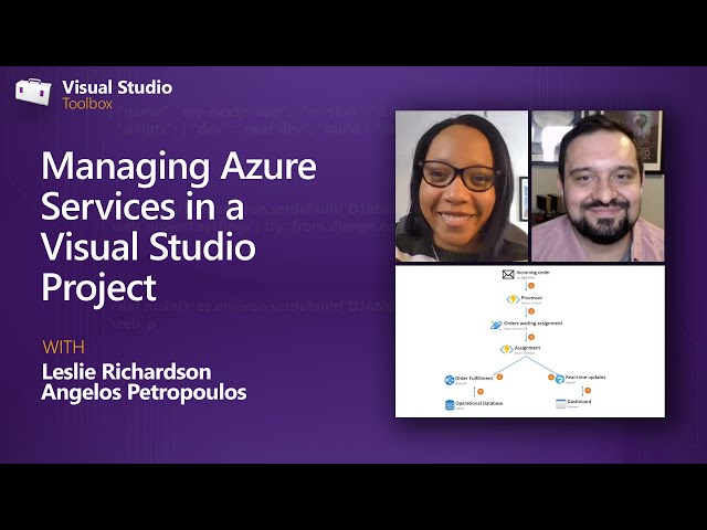 Managing Azure Services in a Visual Studio Project
