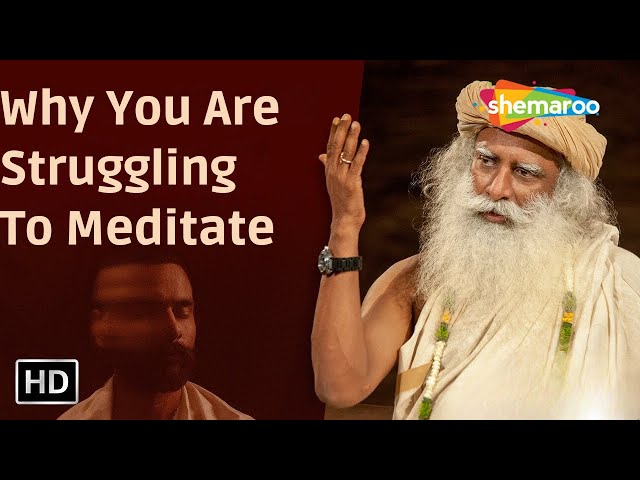 The Reason Why You Are Struggling To Meditate #sadhguru #sadhguruvideos