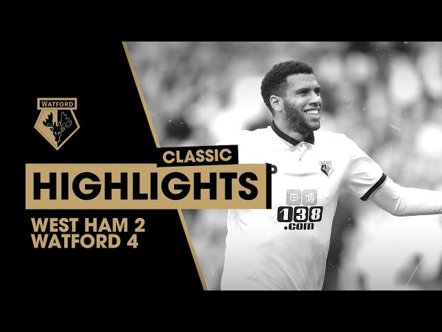 WEST HAM 2-4 WATFORD | IGHALO, DEENEY, CAPOUE & HOLEBAS GOALS! | CLASSIC HIGHLIGHTS 2016