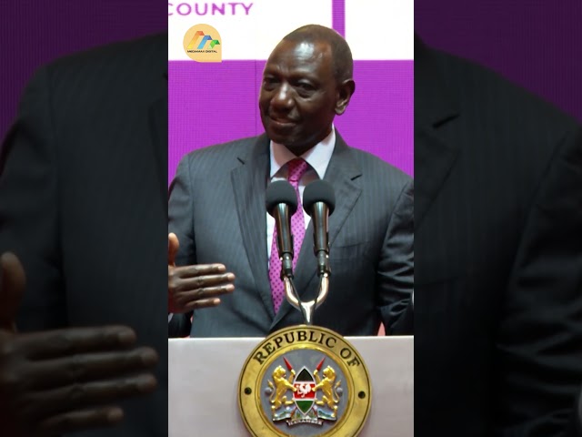 "If a man is a candidate for president in (UDA), then the woman must be the running mate,"  Ruto