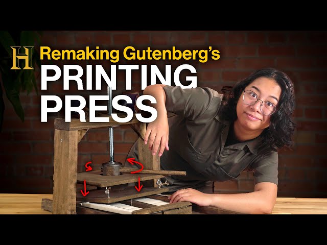 Is Gutenberg's printing press still useful? | History Remade with Sabrina