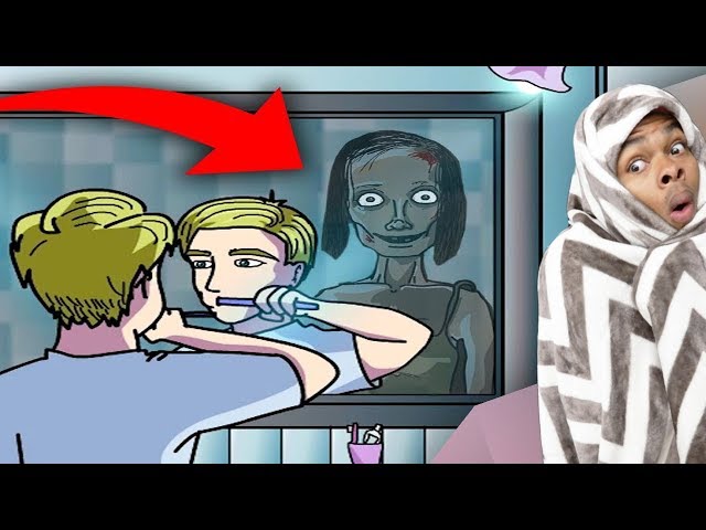 Reacting To True Story Scary Animations Part 2 (Do Not Watch Before Bed)