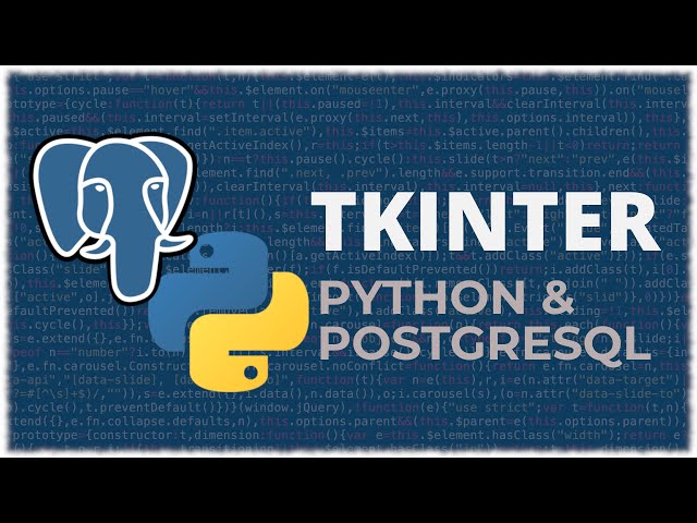 Python PostgreSQL & Tkinter | Aplicación de escritorio con Postgres