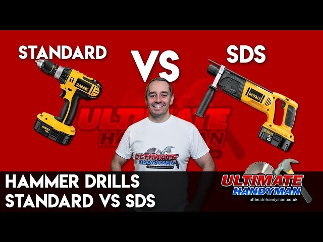 SDS drill versus standard hammer drill