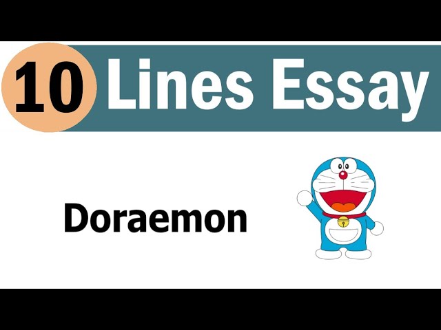 10 Lines on Doraemon || Essay on Doraemon in English || English Writing in Essay