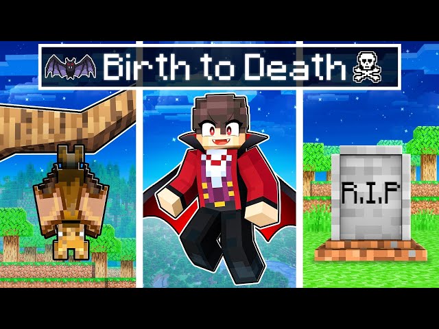 BIRTH to DEATH of a VAMPIRE in Minecraft!
