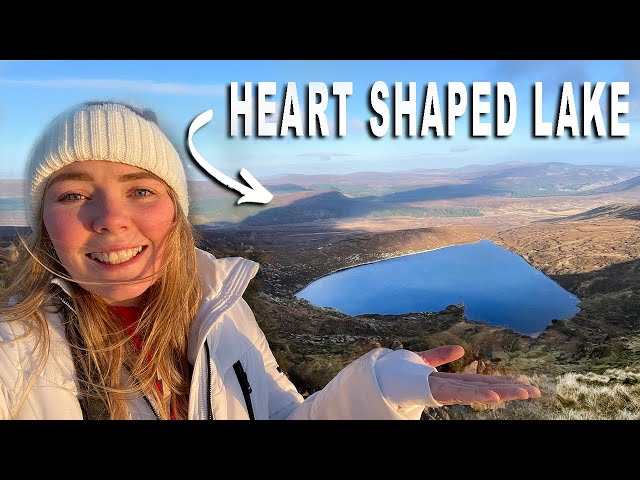 We hiked to Ireland's Heart Shaped Lake 🇮🇪