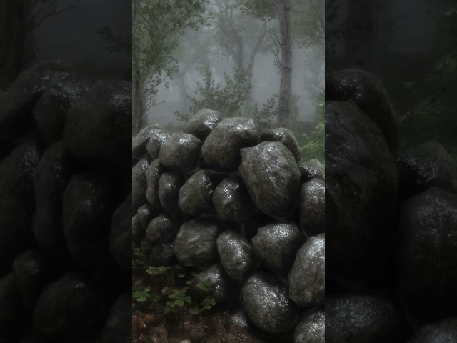 Skyrim 2023 Photorealistic Remake  - Beautiful 4k Wetlook Rocks ..  #skyrim2023  #photorealism