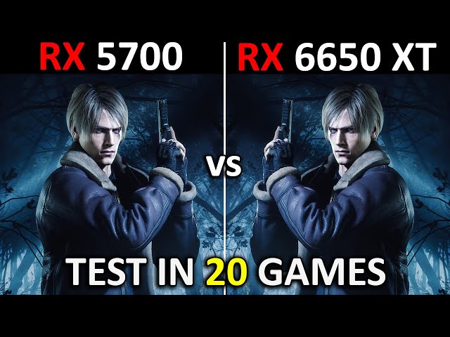 RX 5700 vs RX 6650 XT | Test in 20 Games | 1080p | The Ultimate Comparison! 🔥 | 2024