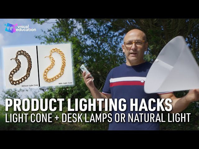 Simple Lighting HACKS for Glossy Product Photography | Light Cone Demo
