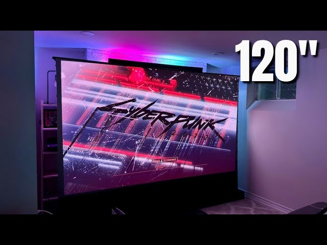 My 120" PS5 + 4k Projector Setup - AWOL LTV 3000 Pro Review