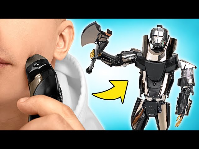 Epische Rasierer-Transformation in einen erstaunlichen Roboter! 🤖