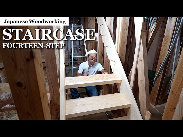Handcrafted 14-step Staircase. Always Struggle With the First and 13th Steps [Season4 – Part9]